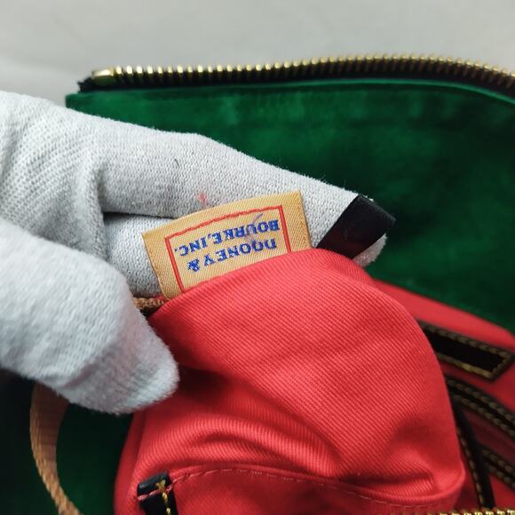 Dooney & Bourke Florentine Black Leather Tassel Zipper Closure Hobo Shoulder Bag - Picture 11 of 16